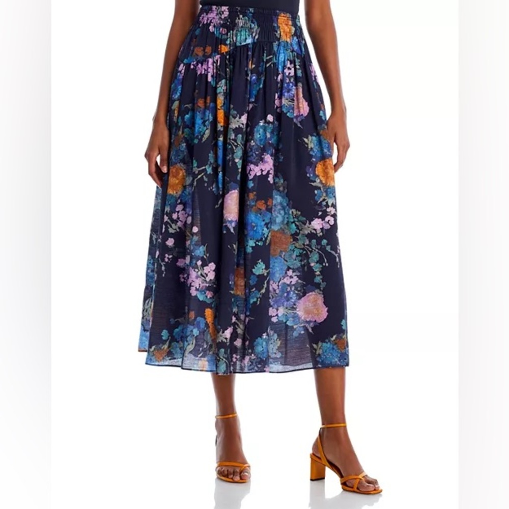 NWOT VINCE Painted Bouquet Printed Midi Skirt
Size Small - Picture 2 of 11